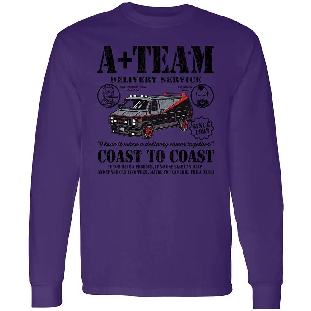 Long Sleeve T-Shirt - X3Z2EW35 - Purple - 9