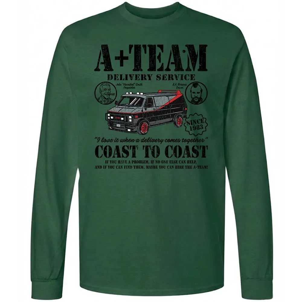 Long Sleeve T-Shirt - X3Z2EW35 - Forest Green - 14