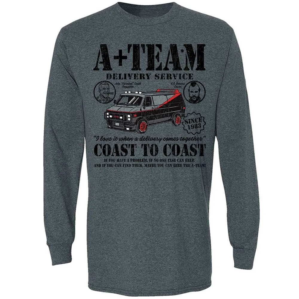 Long Sleeve T-Shirt - X3Z2EW35 - Dark Heather - 15