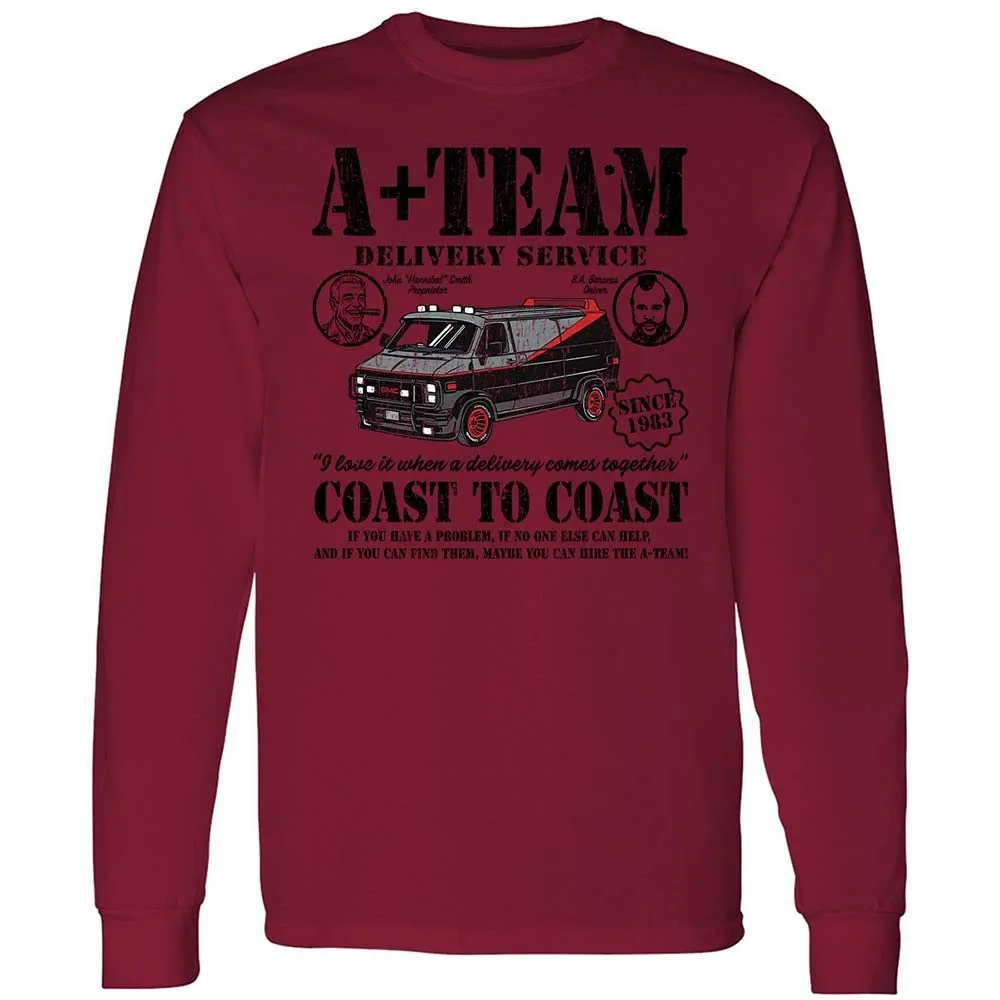 Long Sleeve T-Shirt - X3Z2EW35 - Cardinal Red - 17