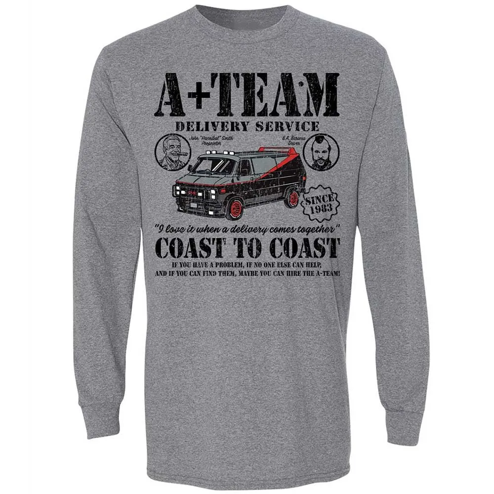 Long Sleeve T-Shirt - X3Z2EW35 - Graphite Heather - 18
