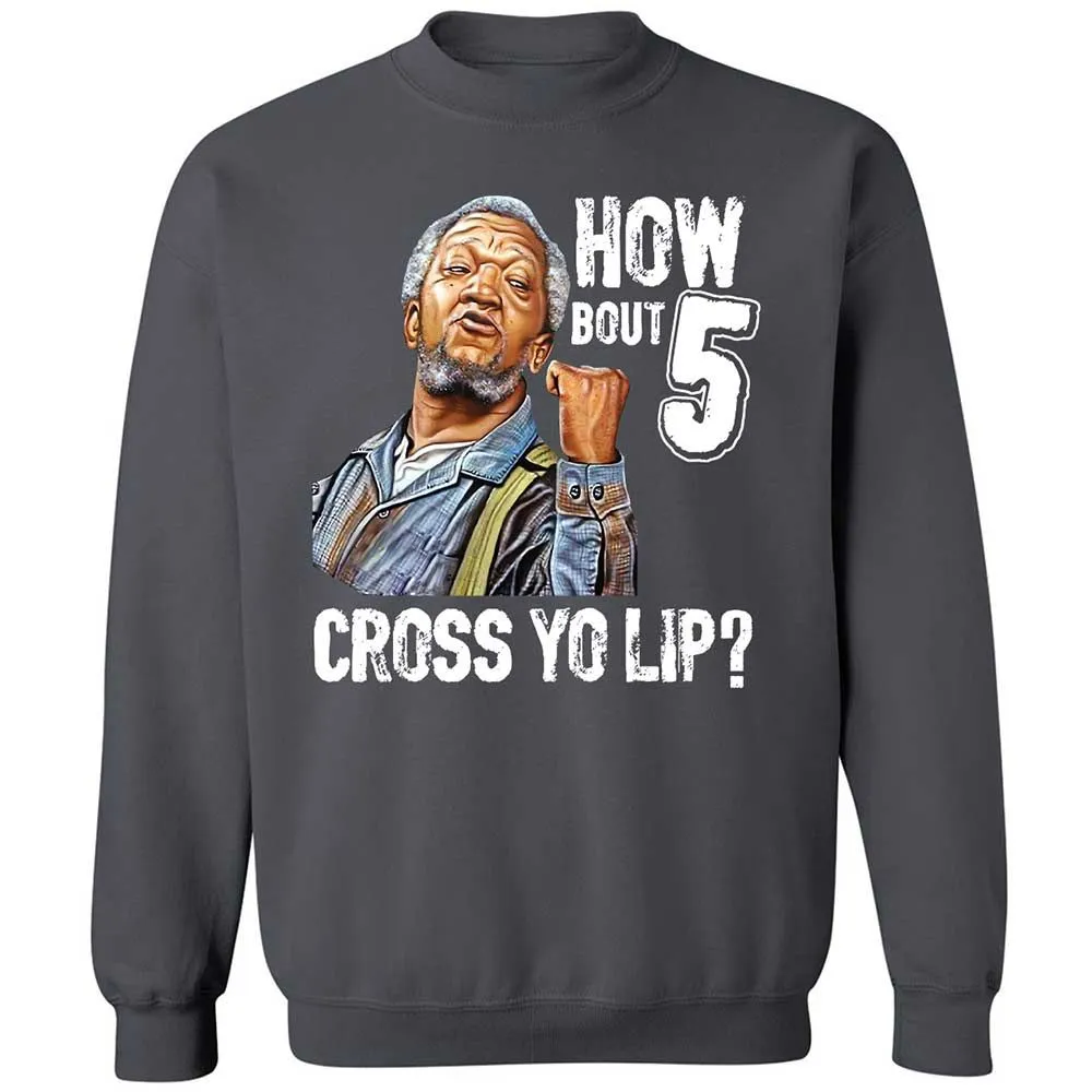 How bout 5 cross yo lip - Charcoal - 6