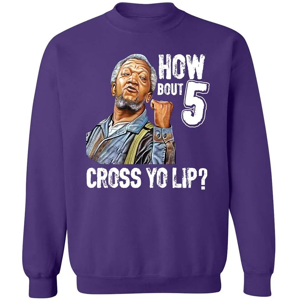 How bout 5 cross yo lip - Purple - 11