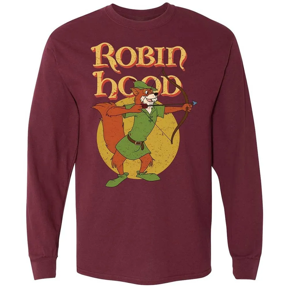 Long Sleeve T-Shirt - 8ZKNL9RP - Maroon - 16