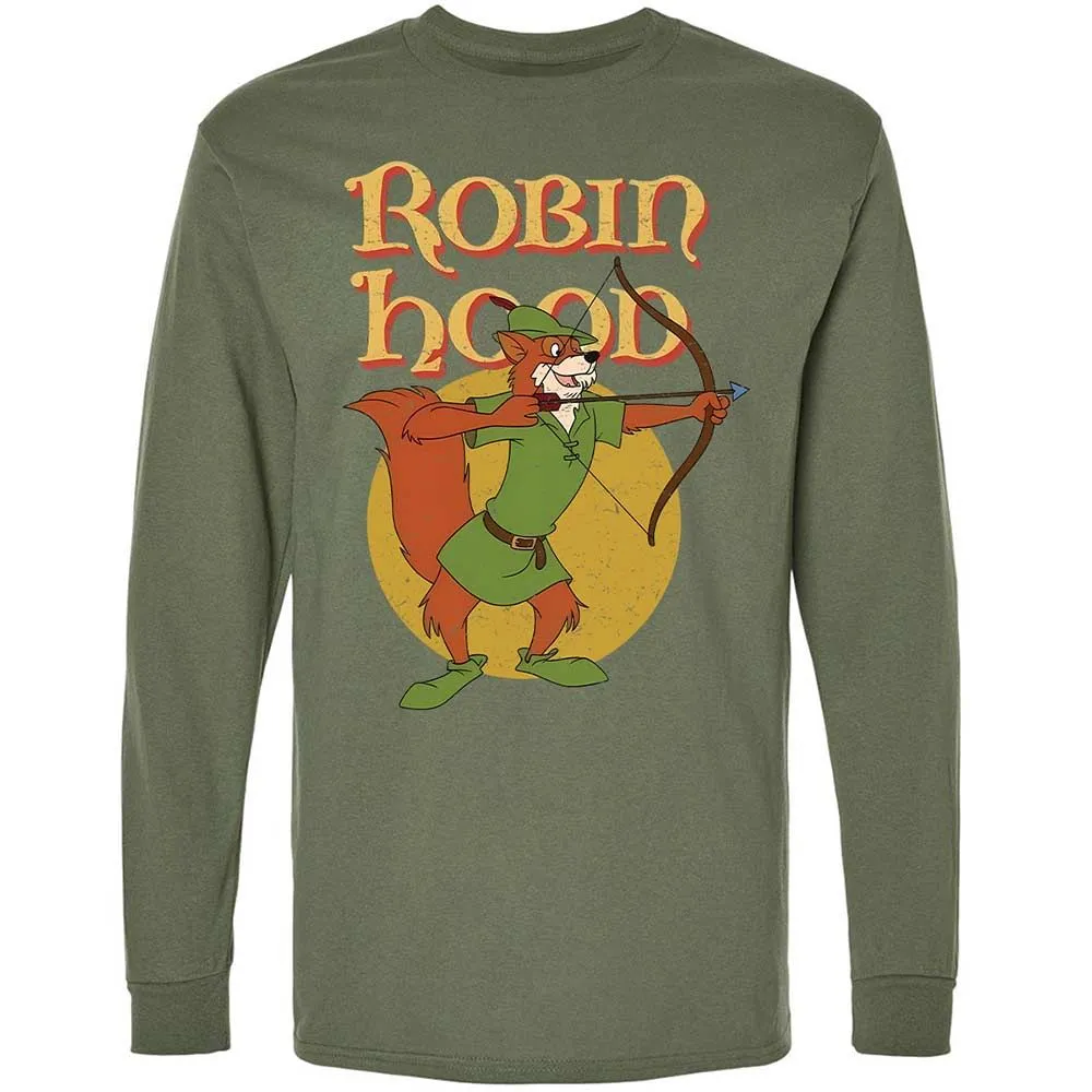 Long Sleeve T-Shirt - 8ZKNL9RP - Military Green - 19