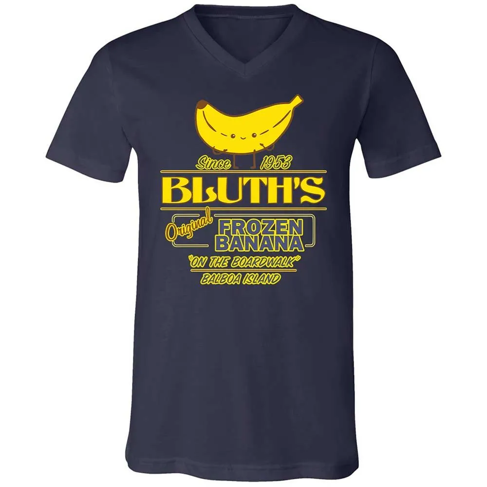 Unisex V-Neck T-Shirt - CVJP61S8 - Navy - 2