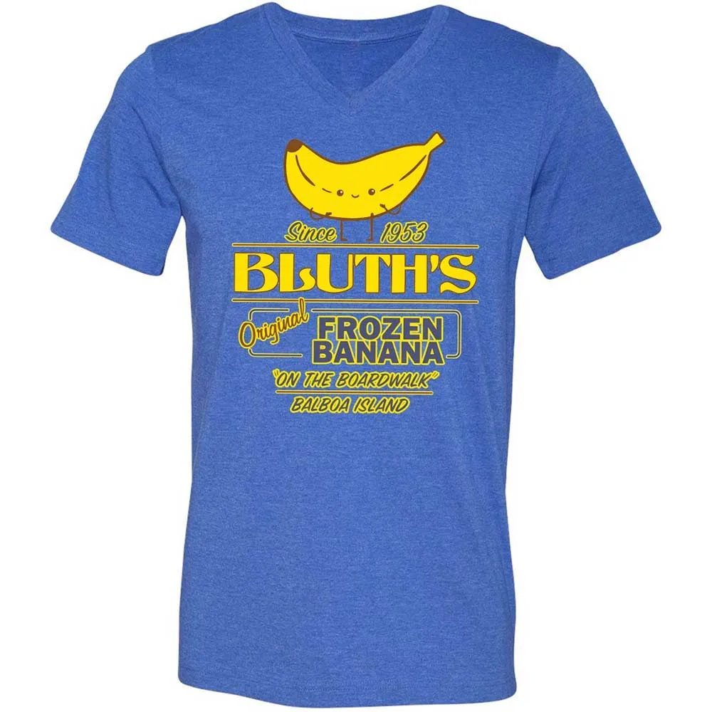 Unisex V-Neck T-Shirt - CVJP61S8 - Heather True Royal - 5