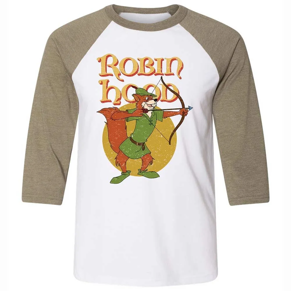 Unisex 3/4 Baseball Tee - BKK6D5LC - White/Heather Olive - 4