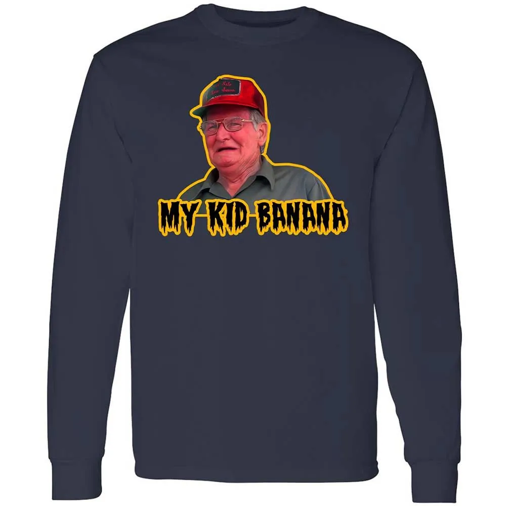Long Sleeve T-Shirt - LPU2DUZ7 - Navy - 2