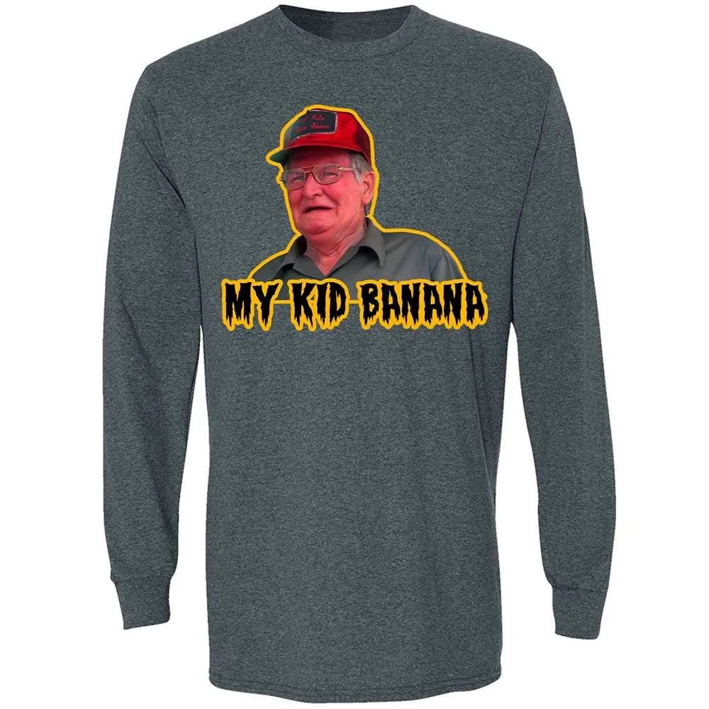 Long Sleeve T-Shirt - LPU2DUZ7 - Dark Heather - 5