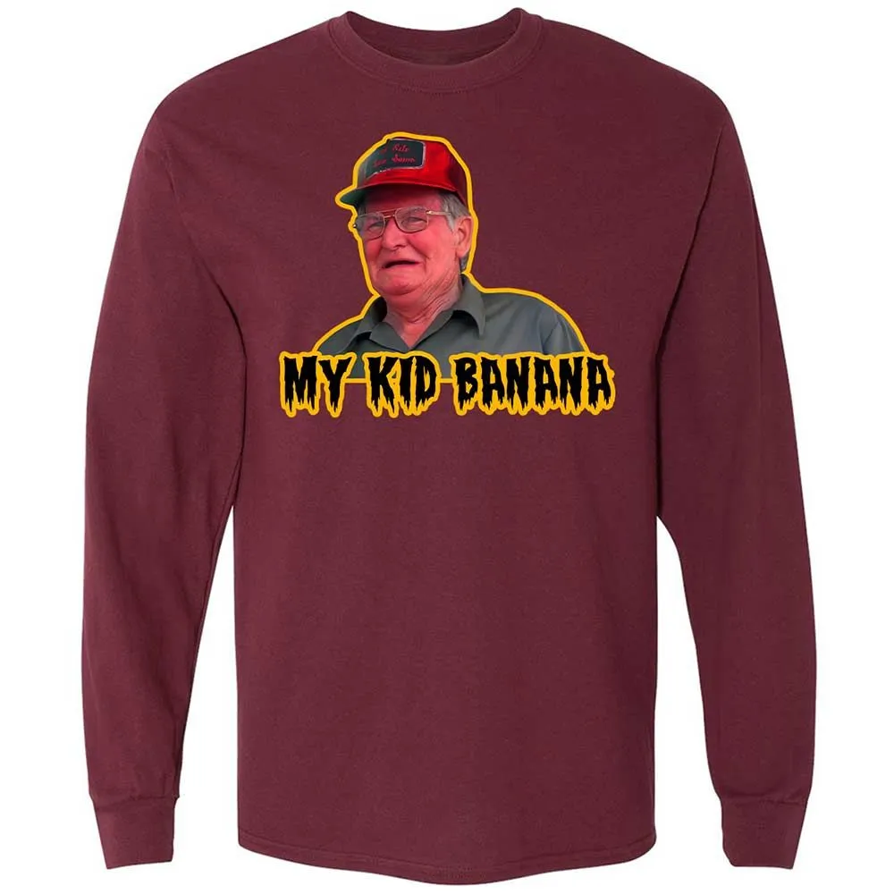 Long Sleeve T-Shirt - LPU2DUZ7 - Maroon - 6