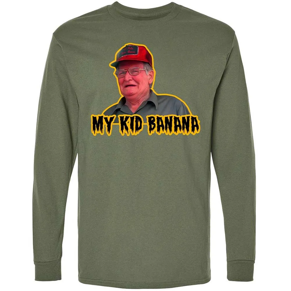 Long Sleeve T-Shirt - LPU2DUZ7 - Military Green - 9