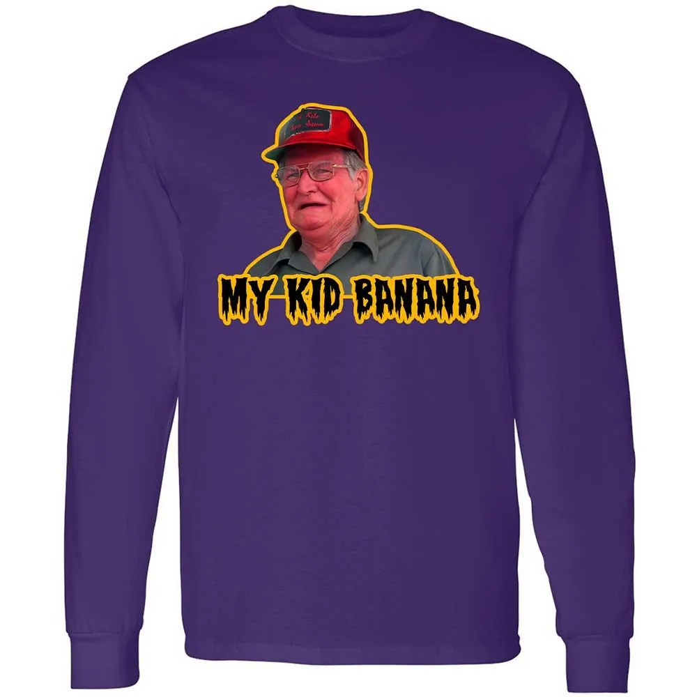 Long Sleeve T-Shirt - LPU2DUZ7 - Purple - 12