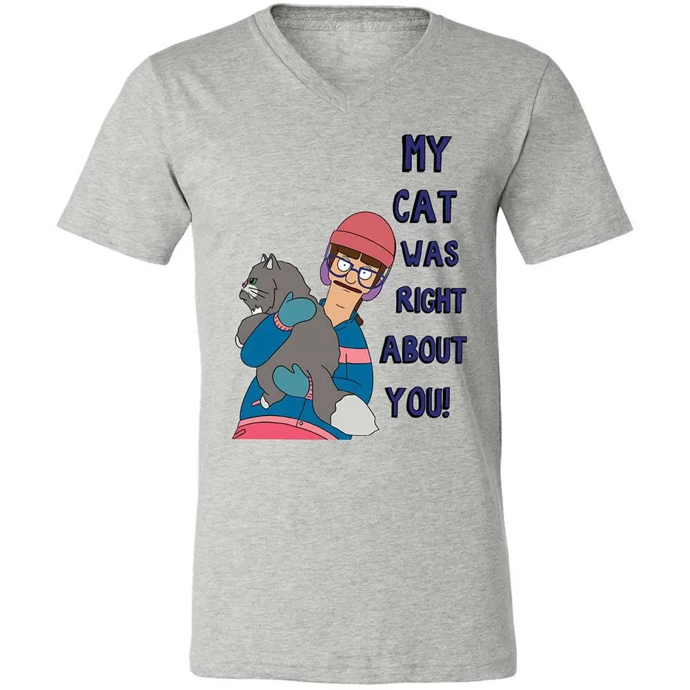 Unisex V-Neck T-Shirt - U7XDX31X - Athletic Heather - 2
