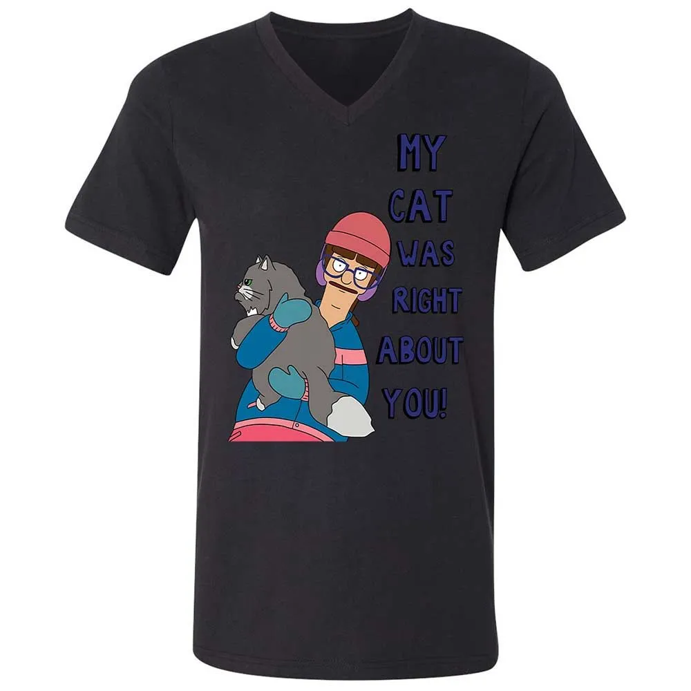 Unisex V-Neck T-Shirt - U7XDX31X - Black - 11