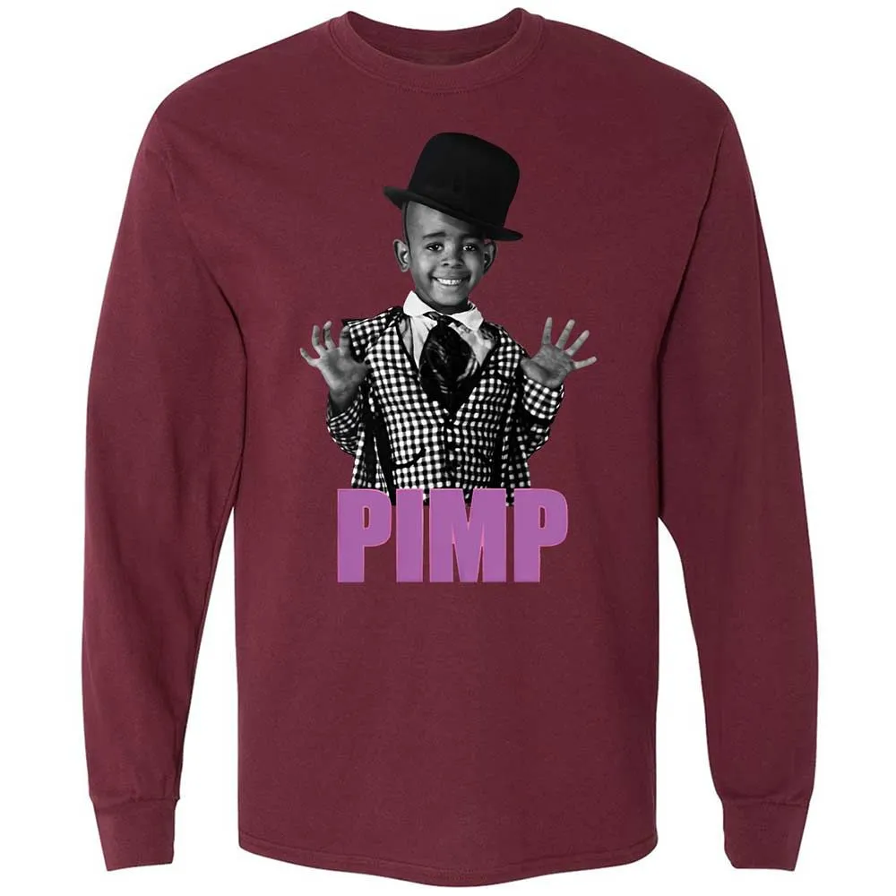 Long Sleeve T-Shirt - ZU39TEZM - Maroon - 16