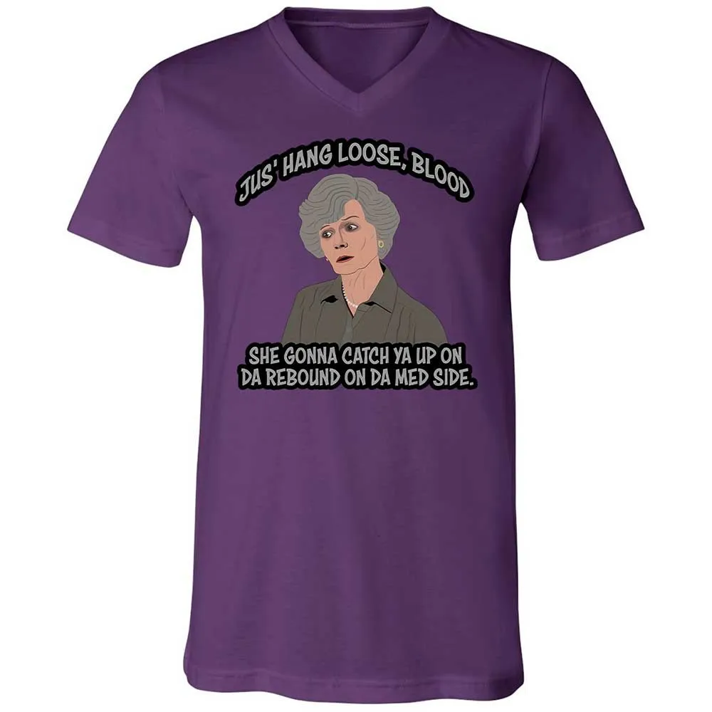 Unisex V-Neck T-Shirt - WQ8A7ZQK - Team Purple - 10