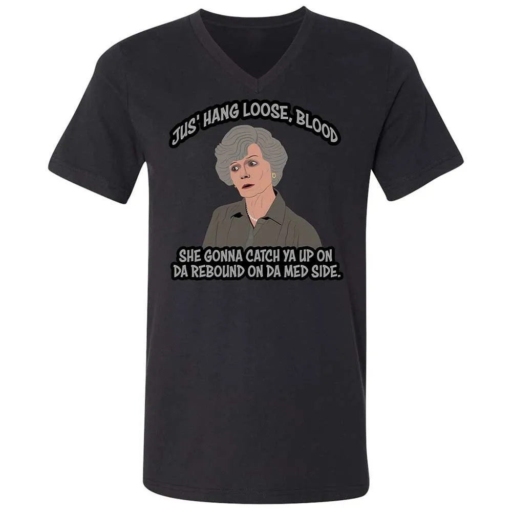 Unisex V-Neck T-Shirt - WQ8A7ZQK - Black - 11