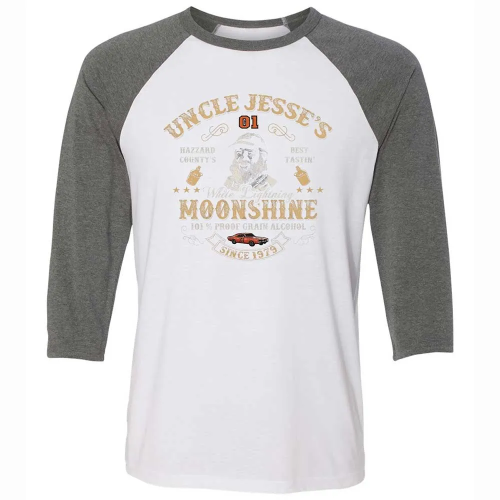 Unisex 3/4 Baseball Tee - 1B2H9JCD - White/Deep Heather - 11
