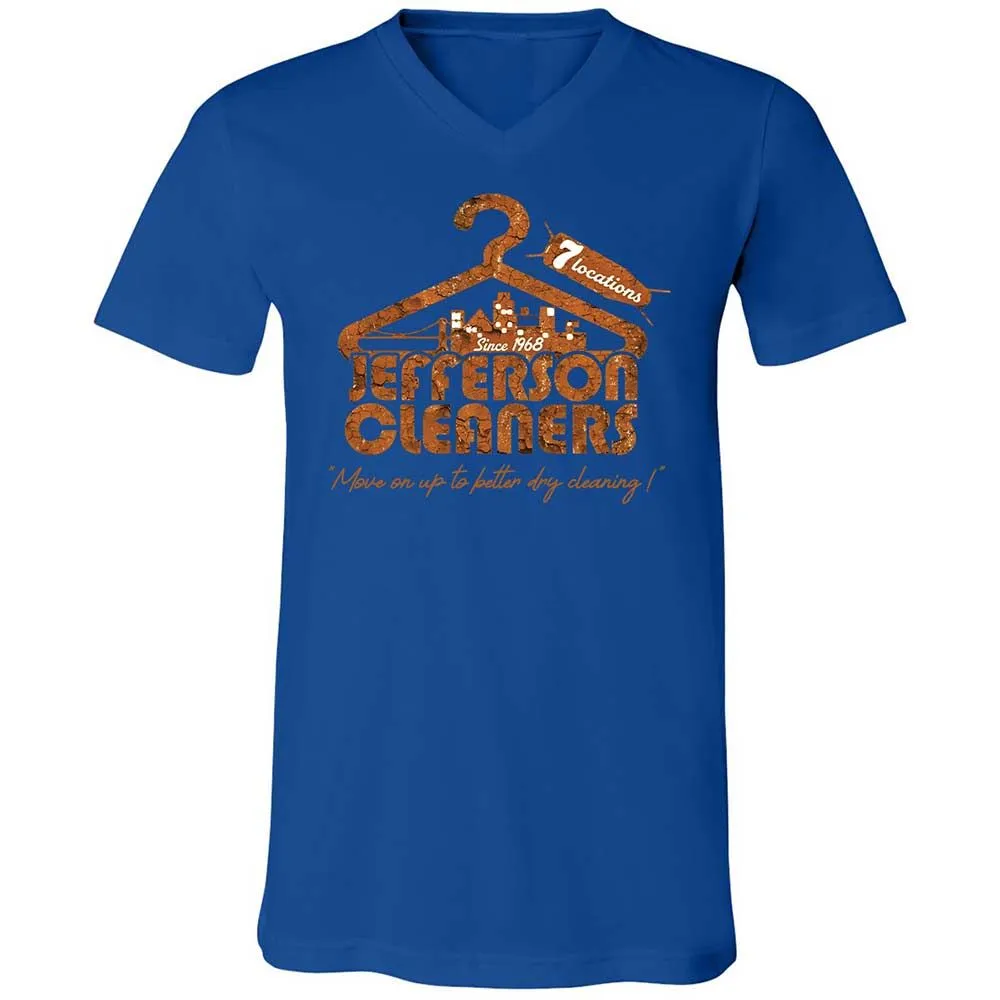Unisex V-Neck T-Shirt - 5HHWKXP8 - True Royal - 3
