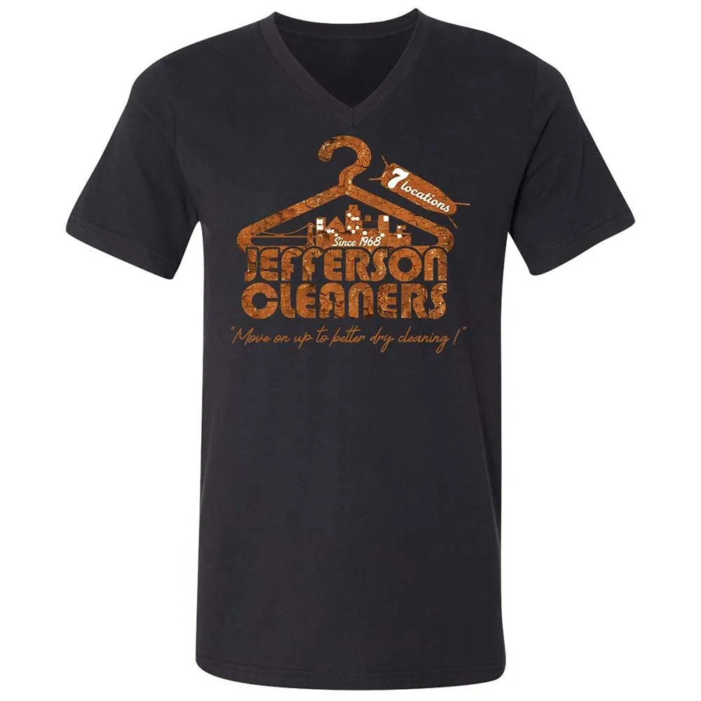 Unisex V-Neck T-Shirt - 5HHWKXP8 - Black - 11