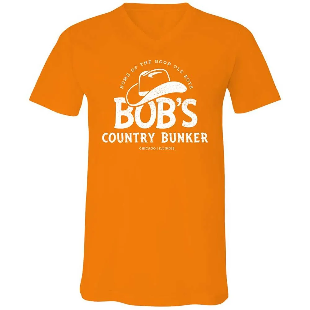 Unisex V-Neck T-Shirt - CMCDEP65 - Orange - 12
