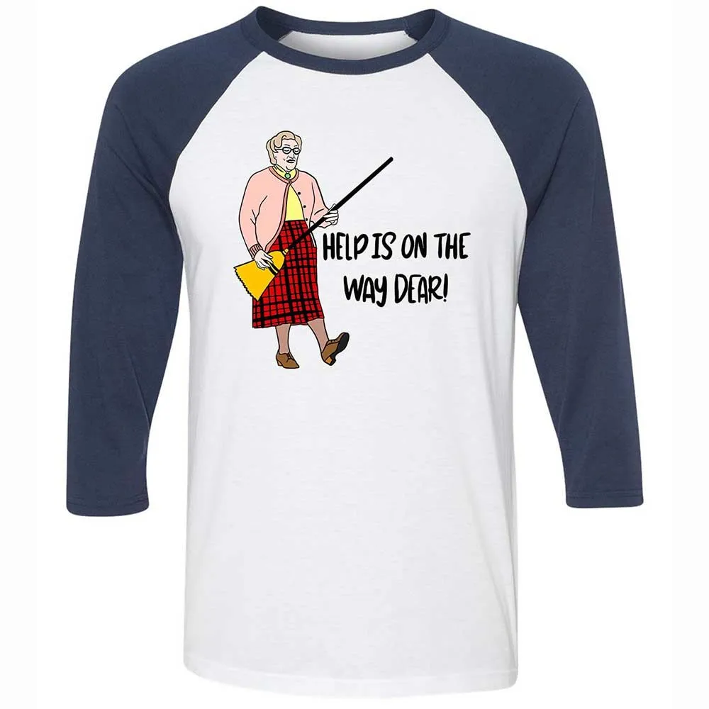Help is on the way dear - White/Navy - 8