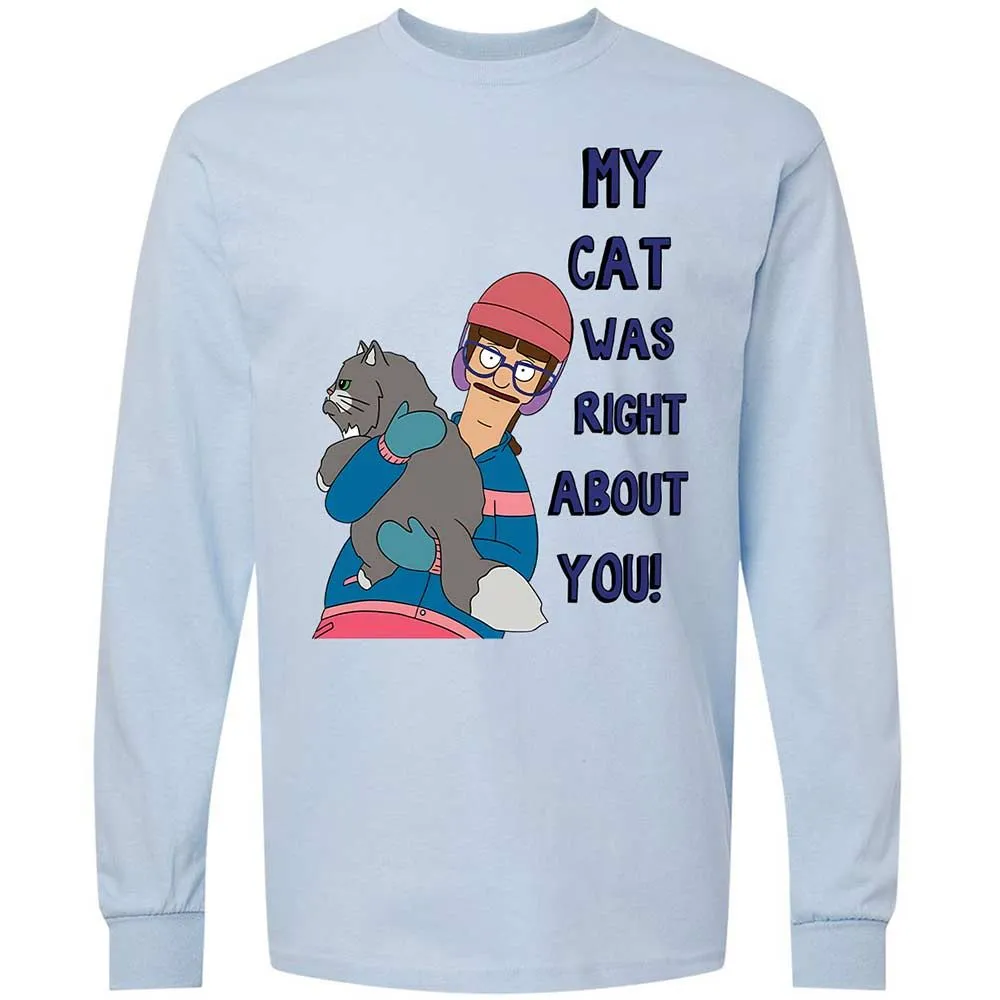 Long Sleeve T-Shirt - D33C5FZR - Light Blue - 4