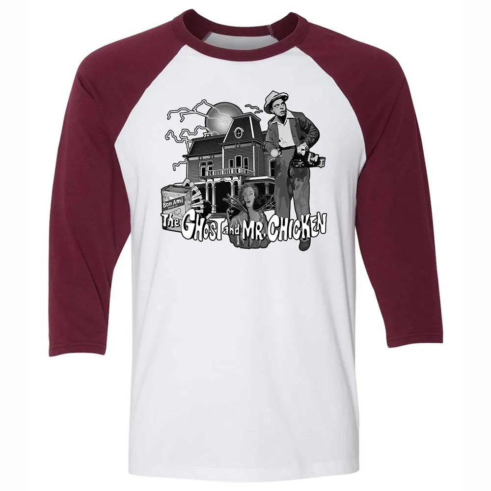 Unisex 3/4 Baseball Tee - 2Q2ZXGAW - White/Maroon - 7