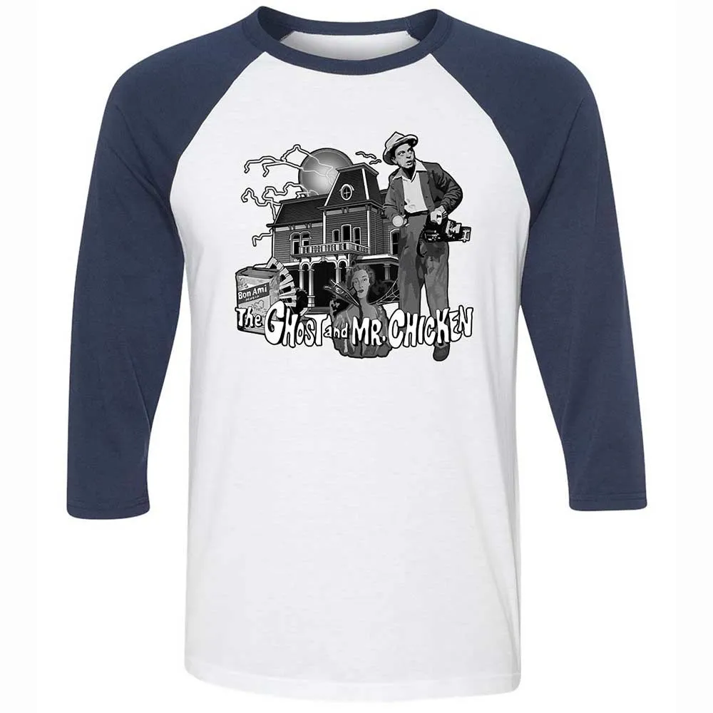 Unisex 3/4 Baseball Tee - 2Q2ZXGAW - White/Navy - 8