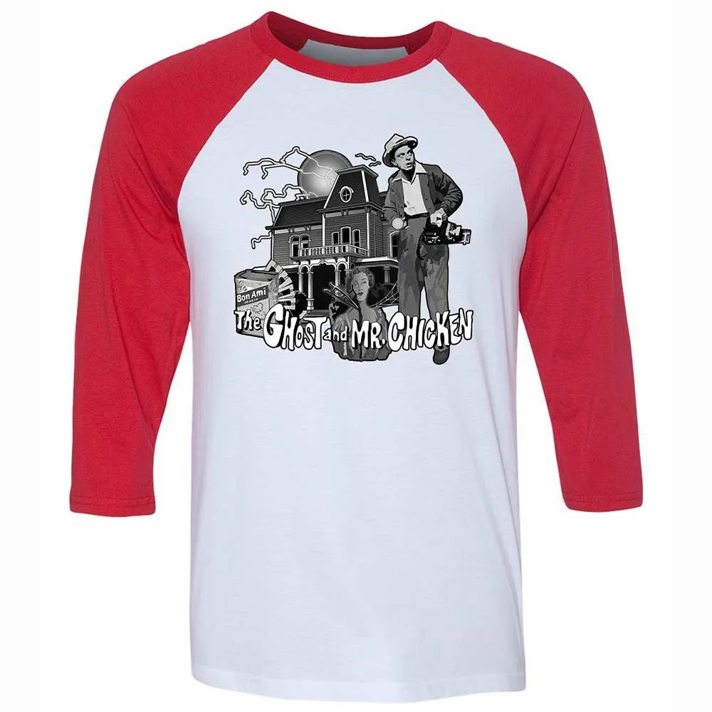 Unisex 3/4 Baseball Tee - 2Q2ZXGAW - White/Red - 9