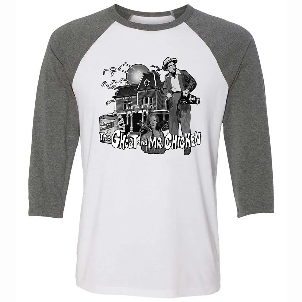 Unisex 3/4 Baseball Tee - 2Q2ZXGAW - White/Deep Heather - 11