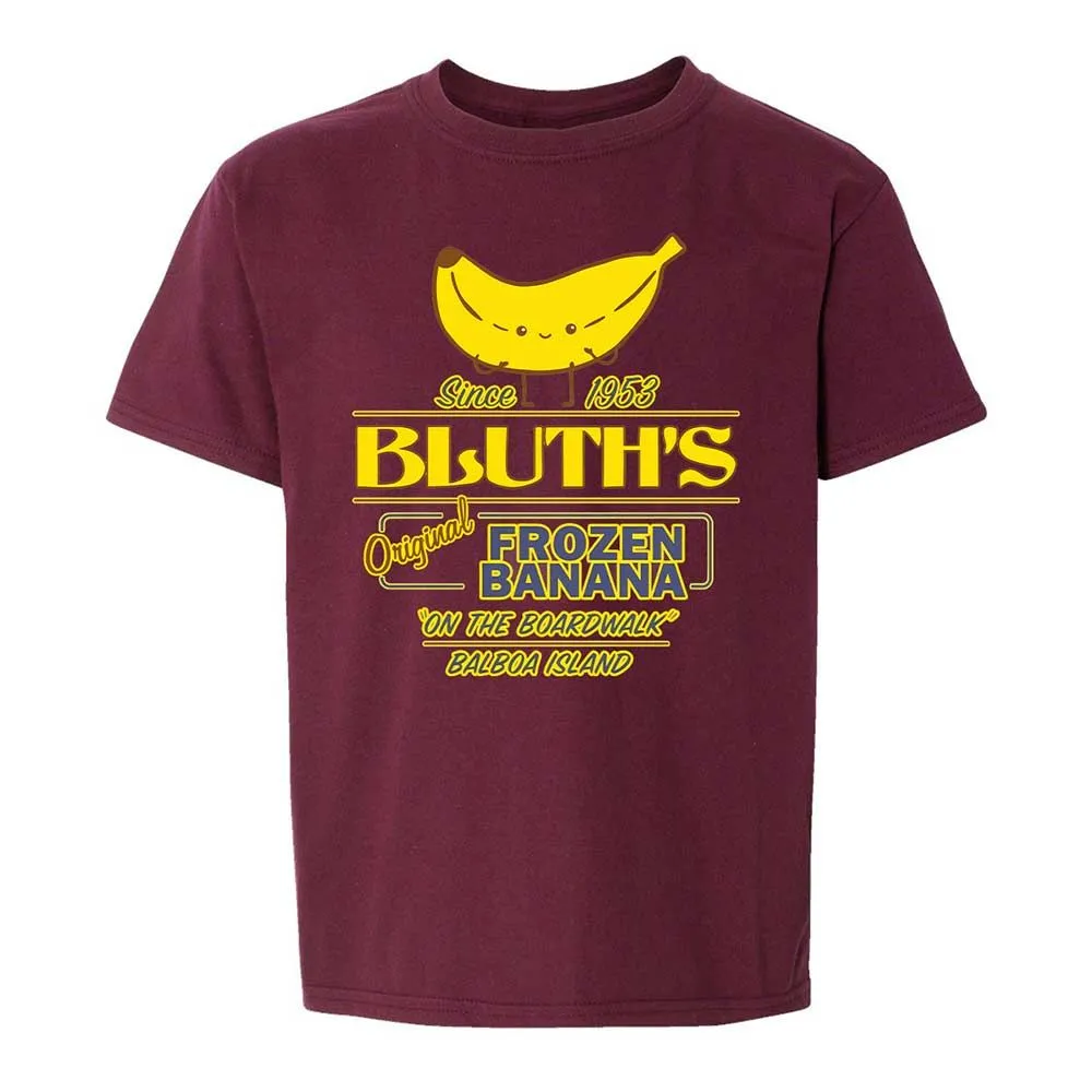 Kids T-Shirt - B8ECKYHV - Maroon - 14