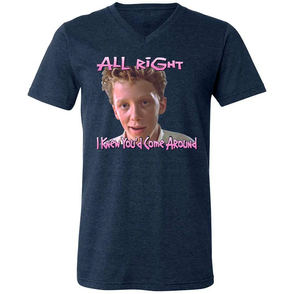 Unisex V-Neck T-Shirt - PSEPN4ZE - Heather Navy - 13