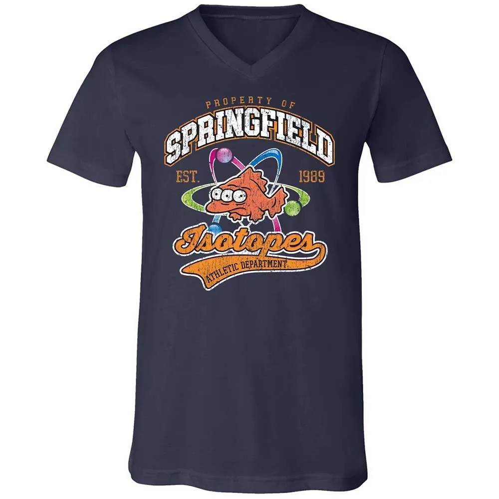Unisex V-Neck T-Shirt - HCF3Z8G8 - Navy - 2