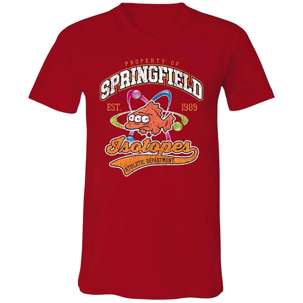 Unisex V-Neck T-Shirt - HCF3Z8G8 - Red - 6