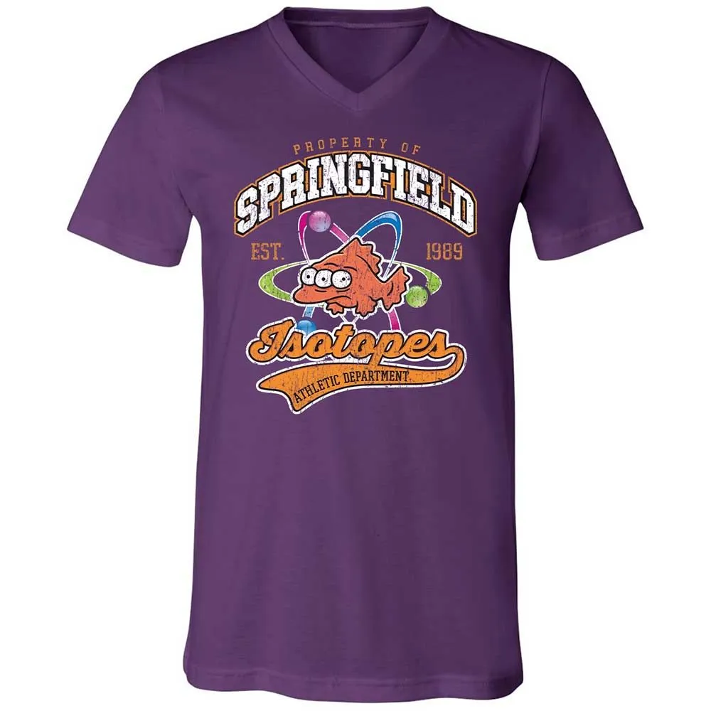 Unisex V-Neck T-Shirt - HCF3Z8G8 - Team Purple - 10