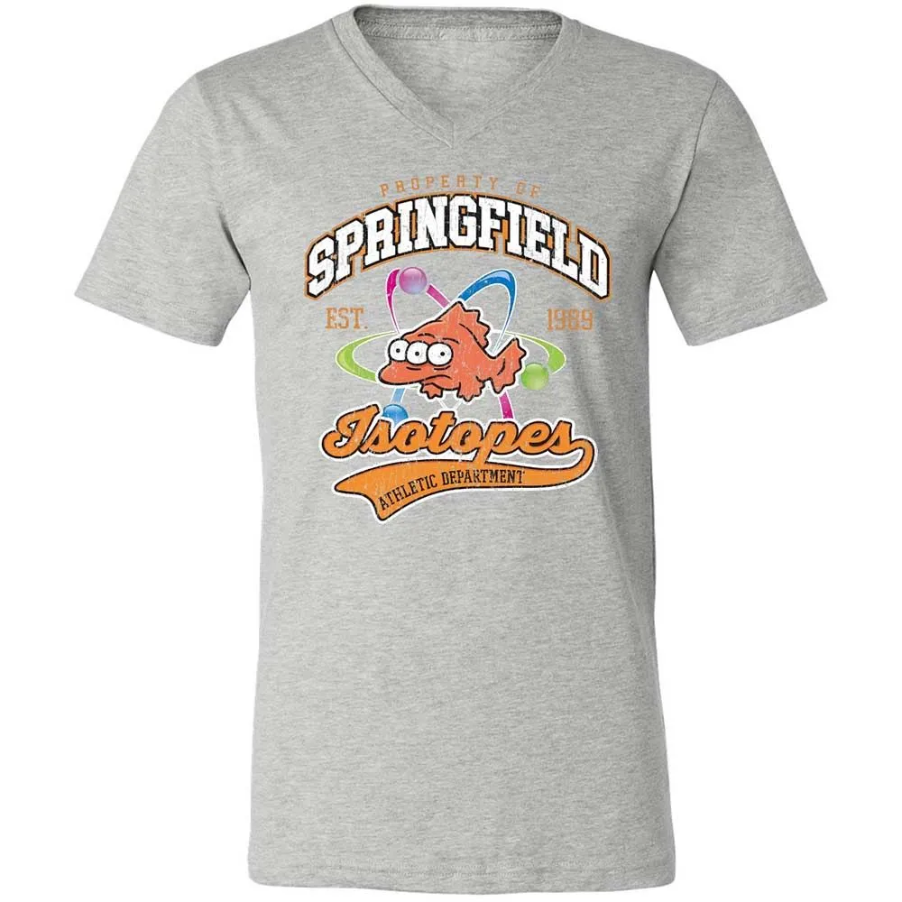 Unisex V-Neck T-Shirt - HCF3Z8G8 - Athletic Heather - 15