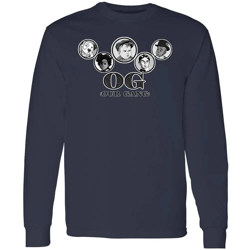Long Sleeve T-Shirt - GJD3BQGJ - Navy - 2