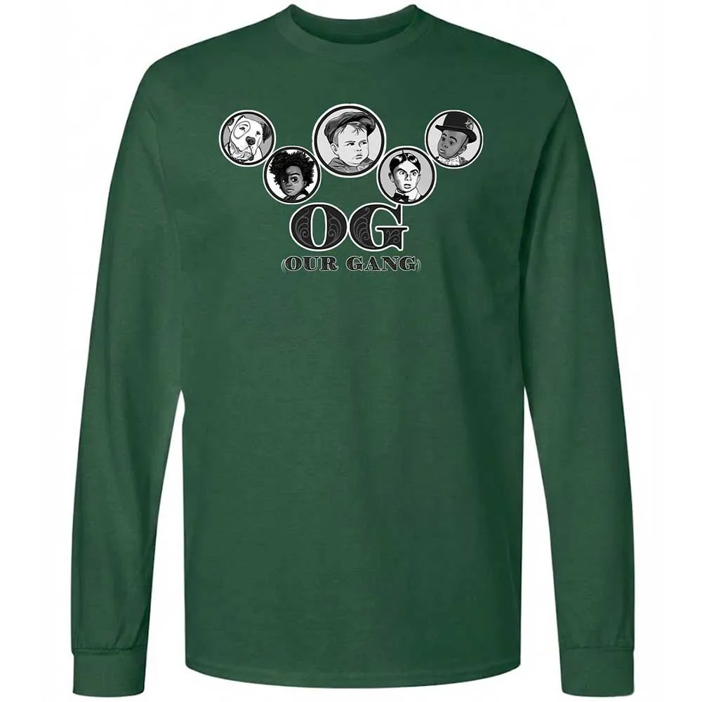 Long Sleeve T-Shirt - GJD3BQGJ - Forest Green - 4