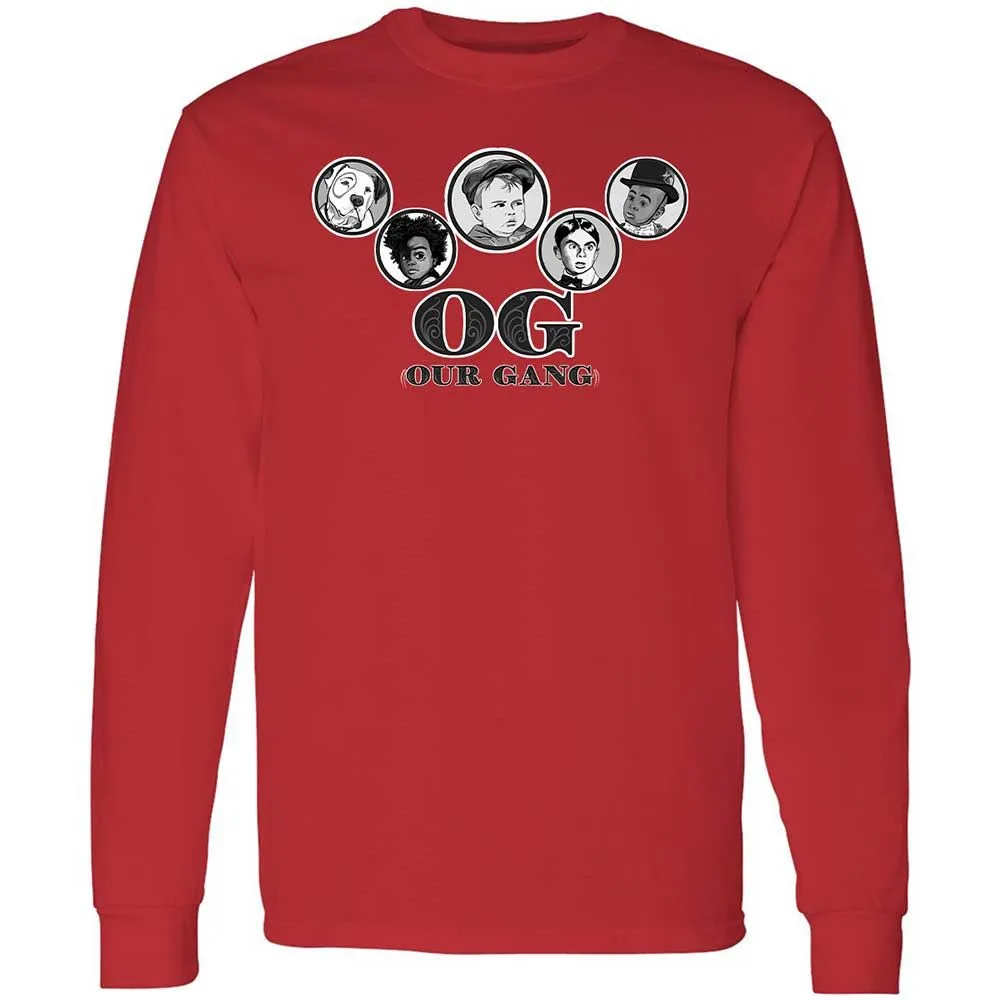 Long Sleeve T-Shirt - GJD3BQGJ - Red - 11