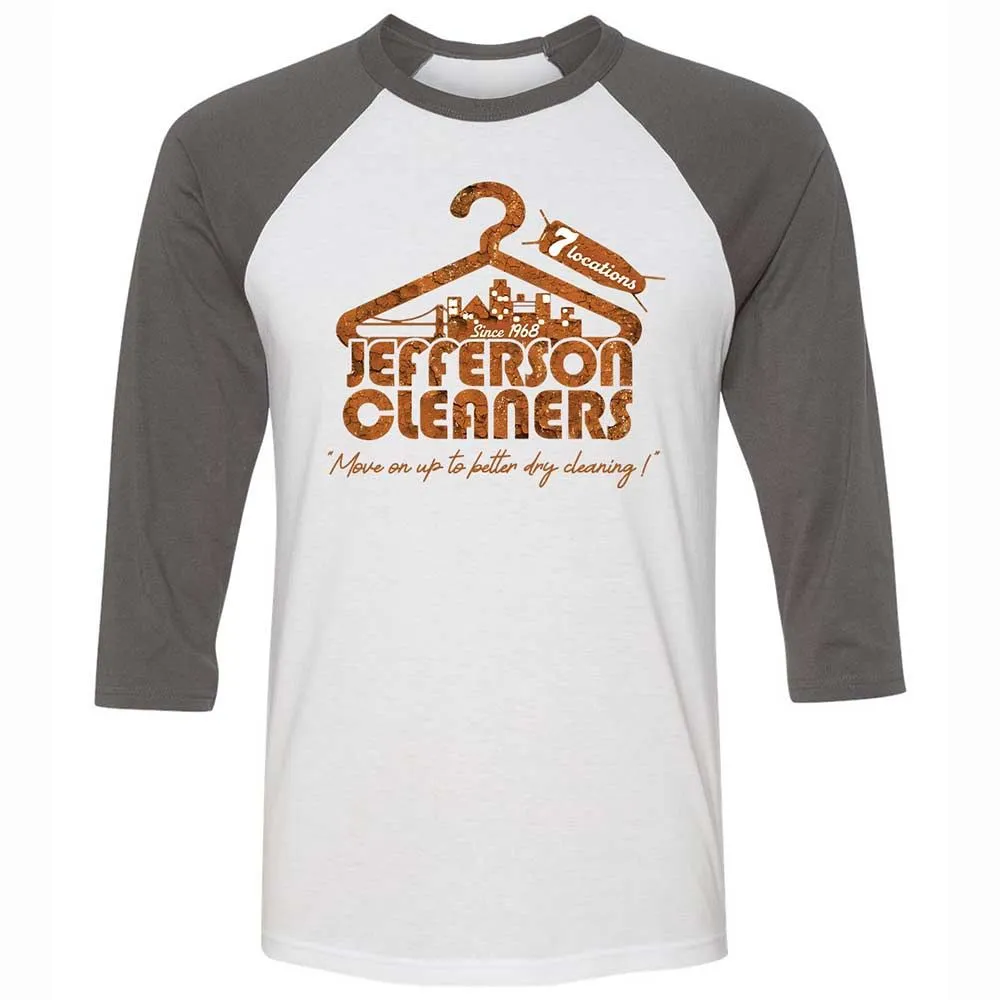 Unisex 3/4 Baseball Tee - XWF1TBD3 - White/Asphalt - 2