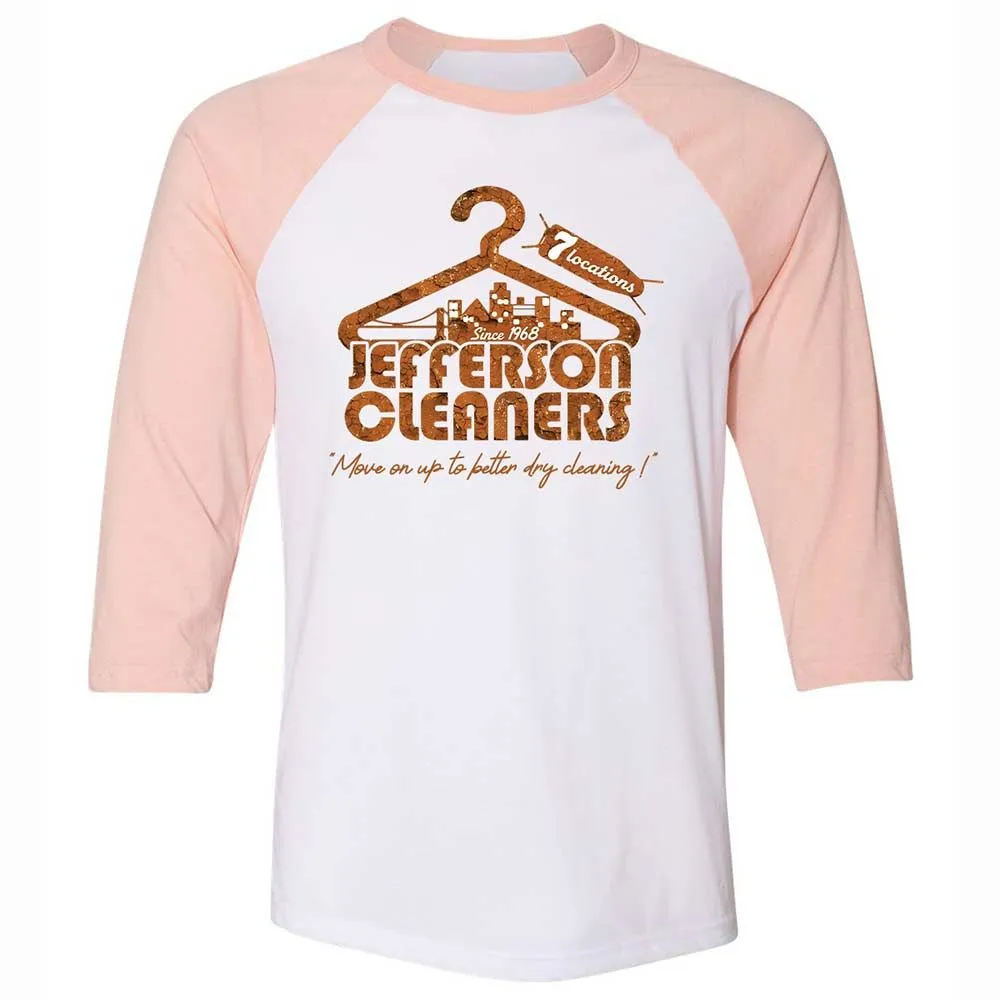 Unisex 3/4 Baseball Tee - XWF1TBD3 - White/Heather Peach - 5