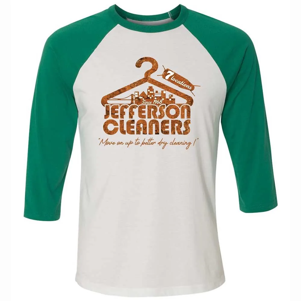 Unisex 3/4 Baseball Tee - XWF1TBD3 - White/Kelly - 6