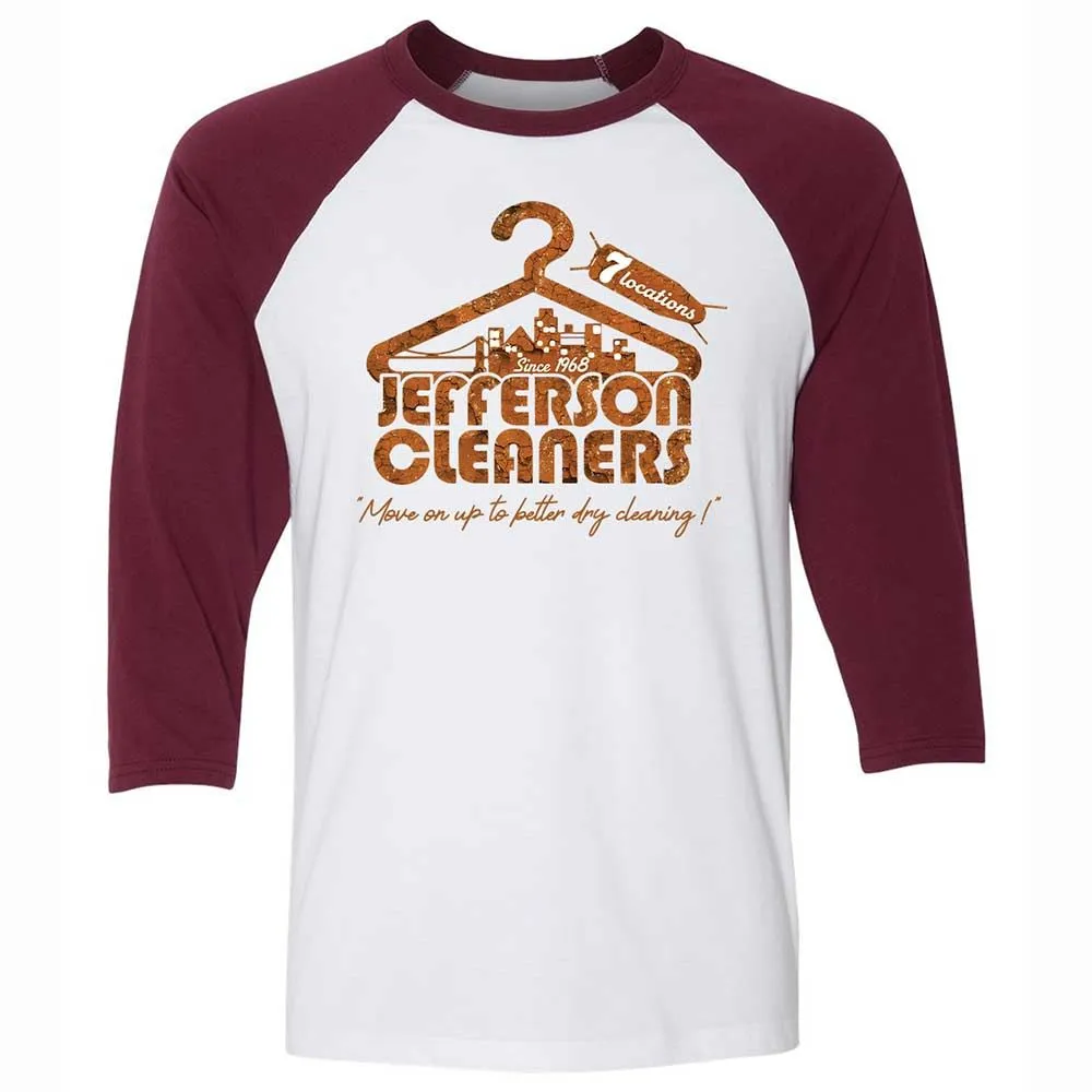 Unisex 3/4 Baseball Tee - XWF1TBD3 - White/Maroon - 7
