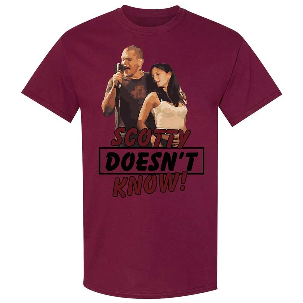 He Doesn't Know - Maroon - 21