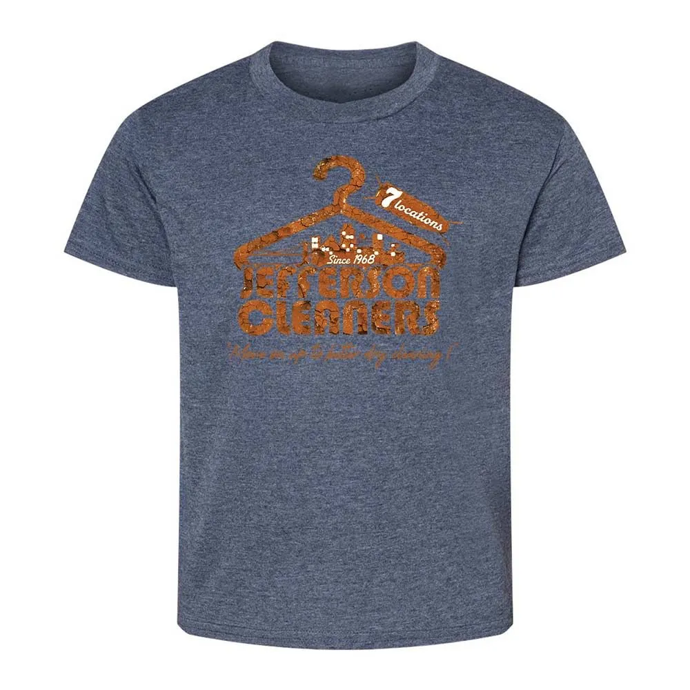 Kids T-Shirt - CJ4VZAKW - Heather Navy - 15