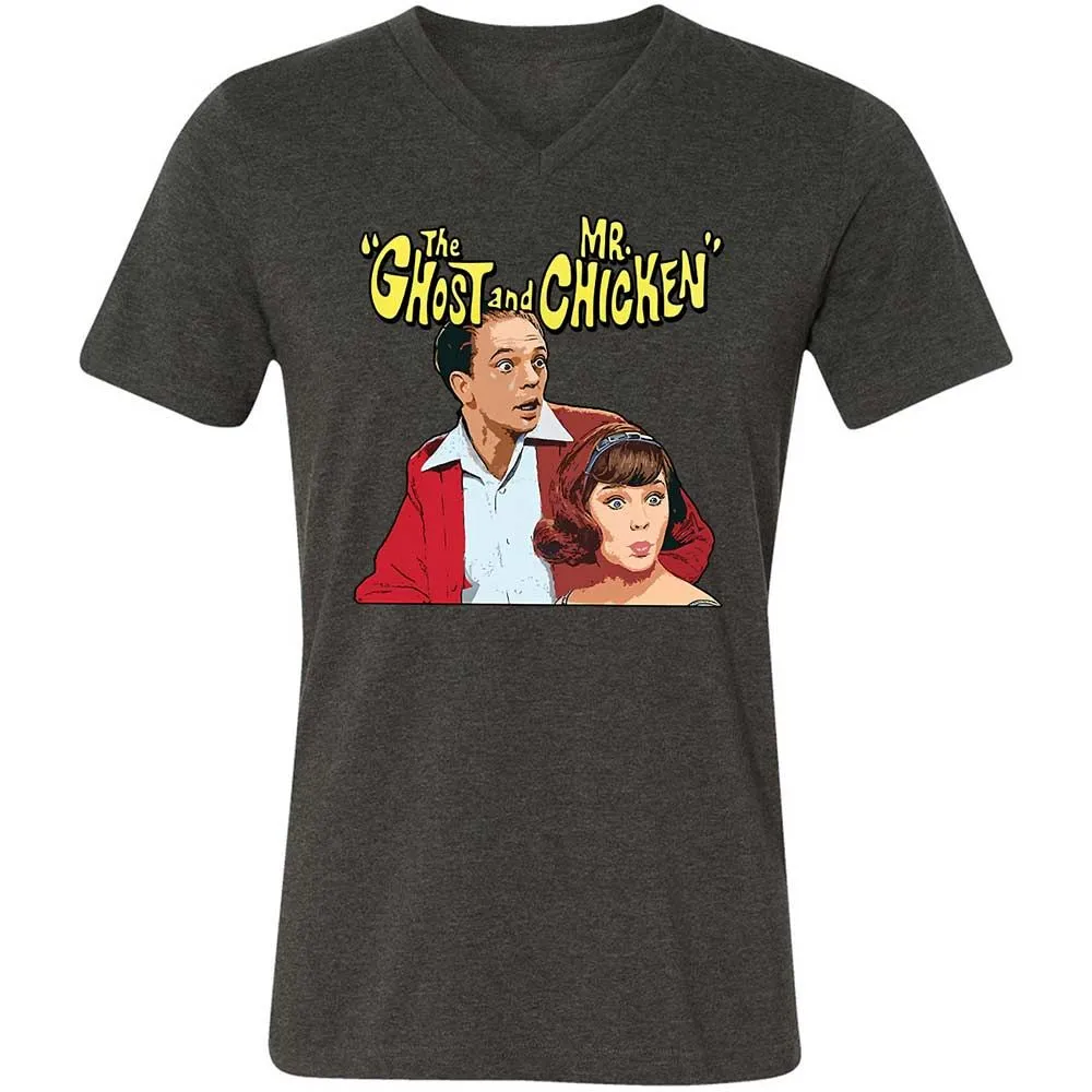 The Chicken and the Ghost - Dark Grey Heather - 8