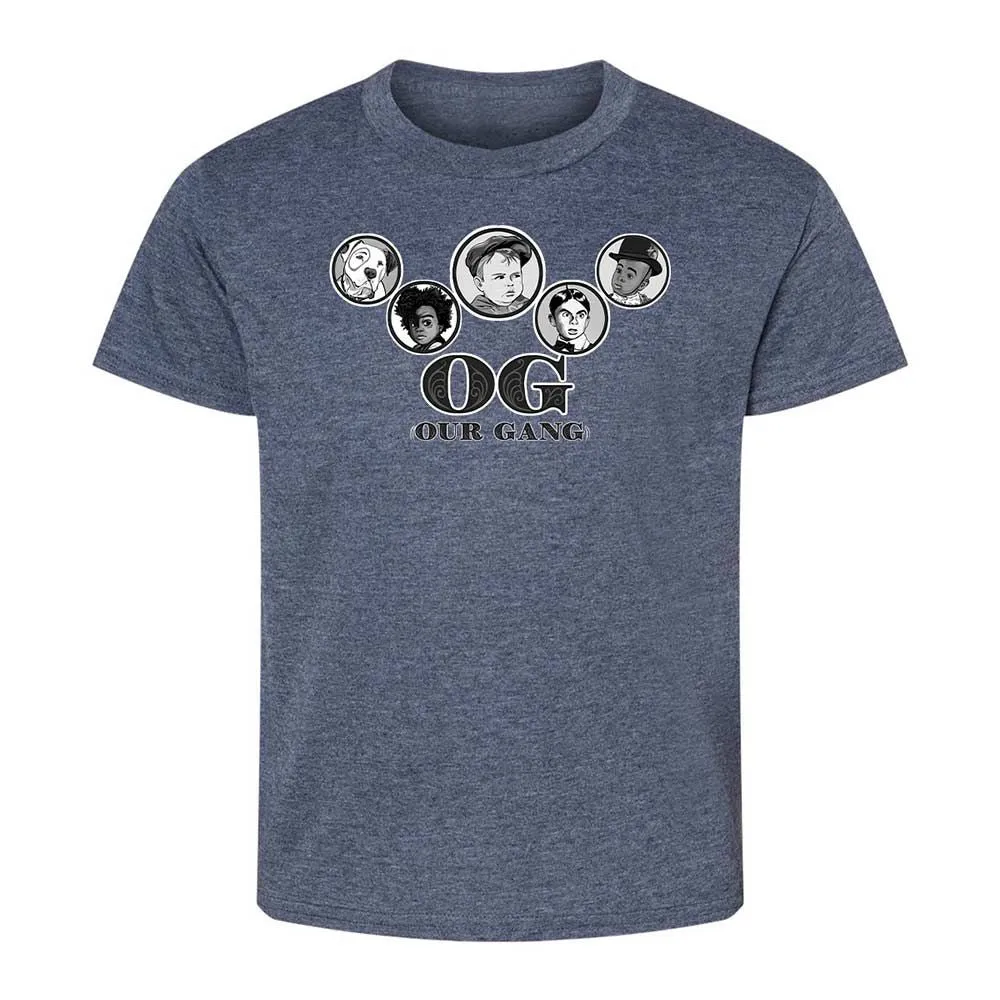 Kids T-Shirt - 4RBBMUGG - Heather Navy - 9