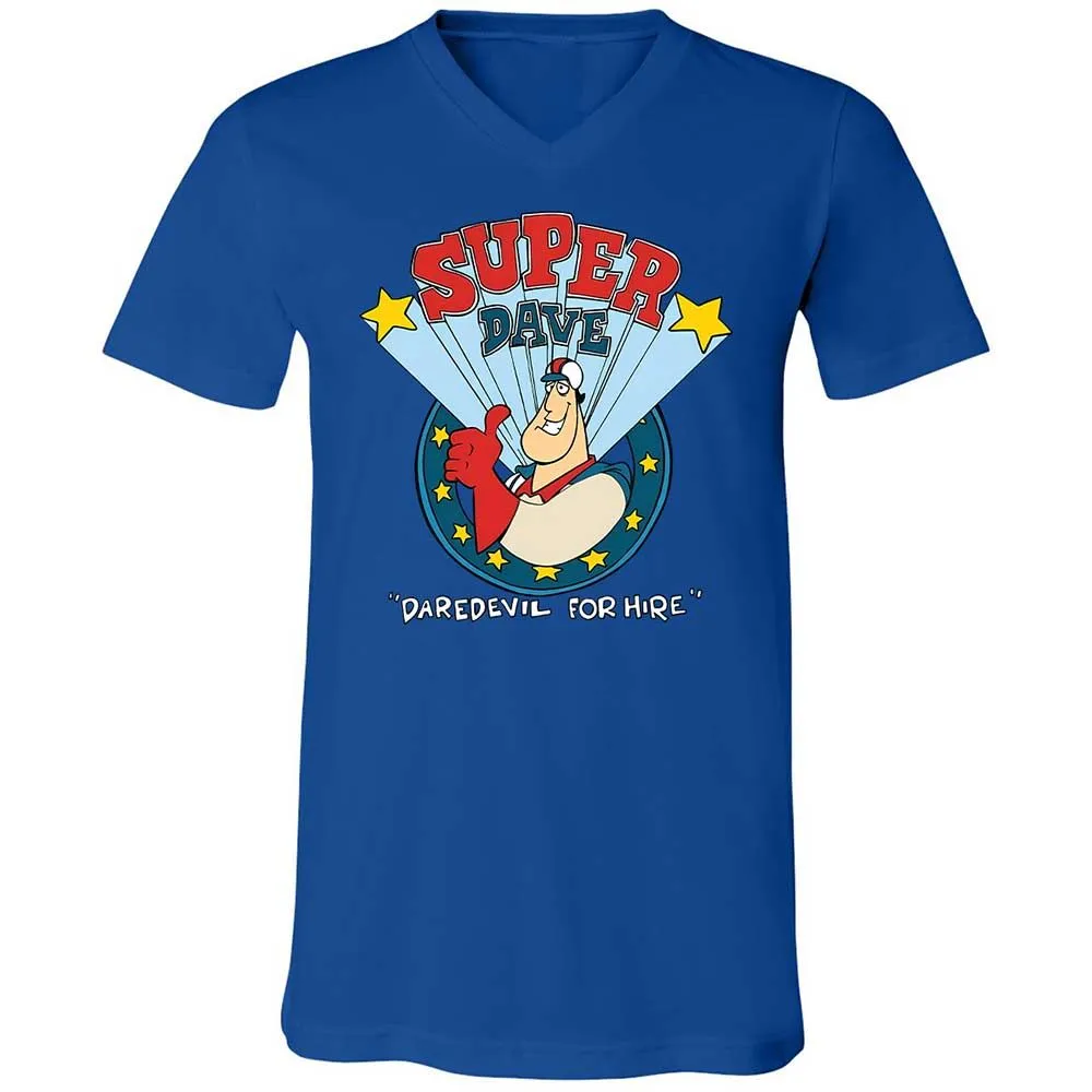 Unisex V-Neck T-Shirt - FYNT338N - True Royal - 3